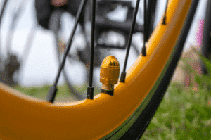 Válvula Presta de una bicicleta