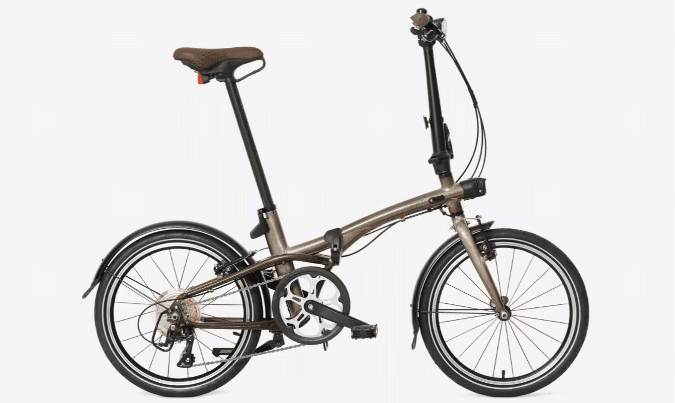 bicicleta plegable de aluminio Btwin Fold 560