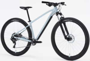 Parte delantera de la bicicleta de montaña Rockrider Explore 500