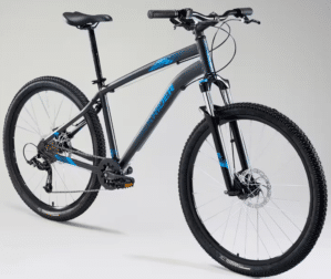 Parte delantera de la bicicleta de montaña Rockrider ST 120