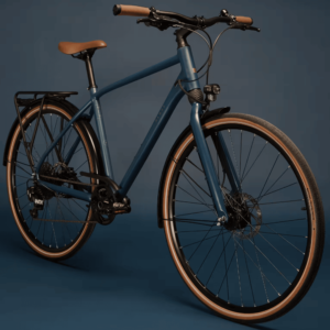 Parte delantera de la bicicleta urbana Elops LD 900