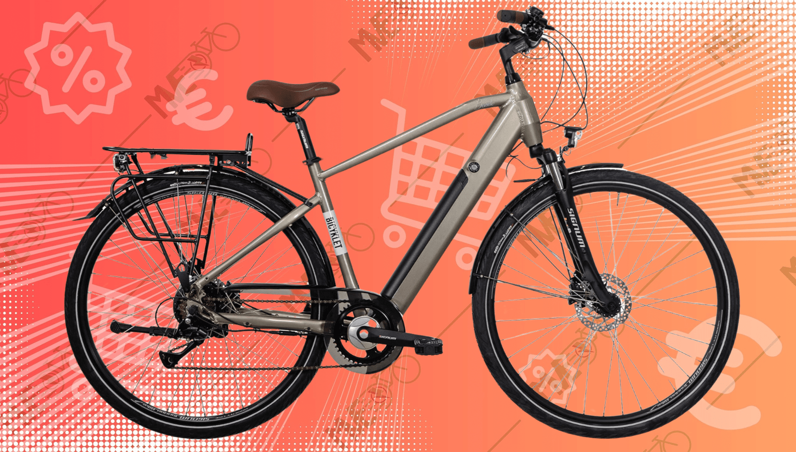 Precios reducidos del Bicyklet Basile, una bicicleta eléctrica urbana de Alltricks