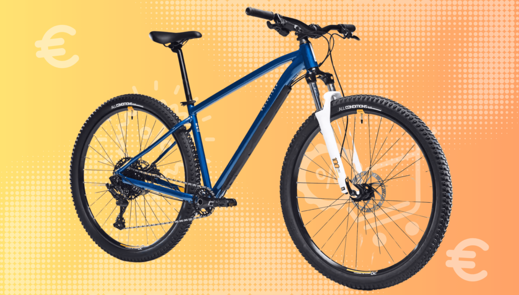 El MTB Rockrider Explore 520 Azul en promoción por menos de 500 € en Decathlon