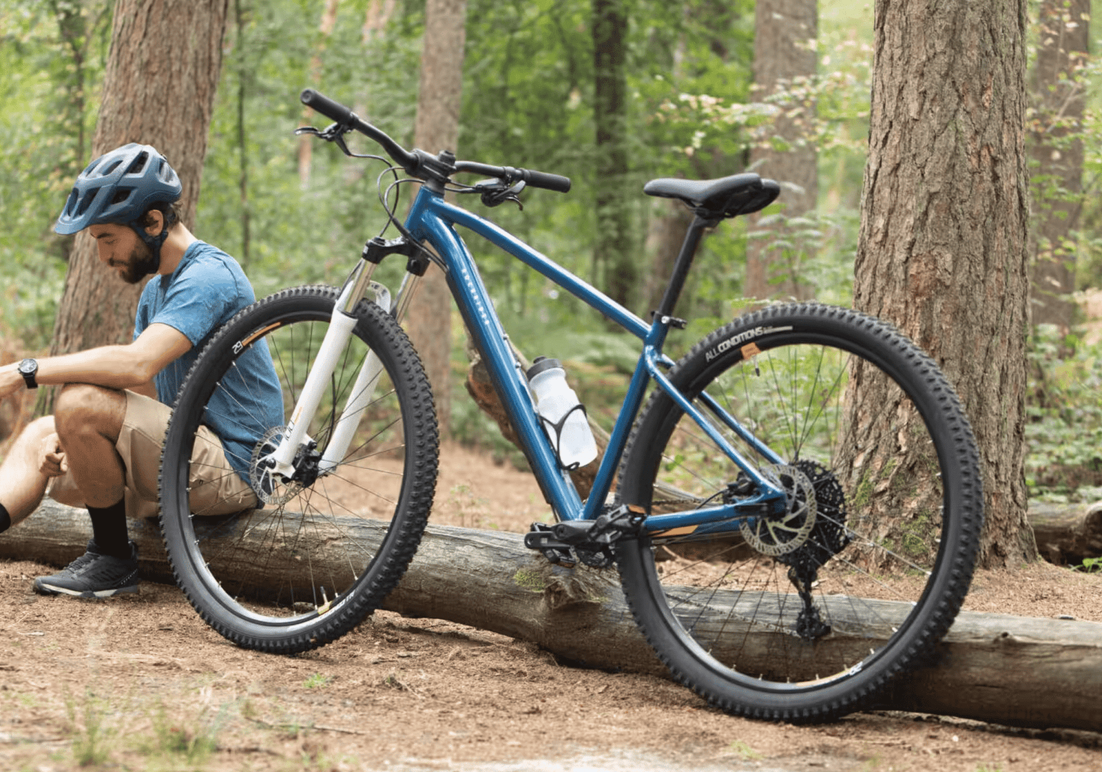 El Rockrider Explore 520 en el bosque